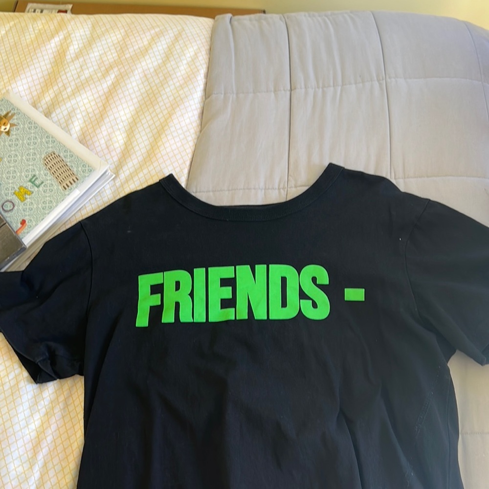 Vlone slime green friends shirt
